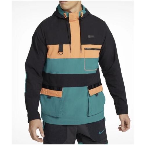 Nike X Chelsea FC Jacket Hooded Woven Winter Jacket Men s Size Medium DD8365-467