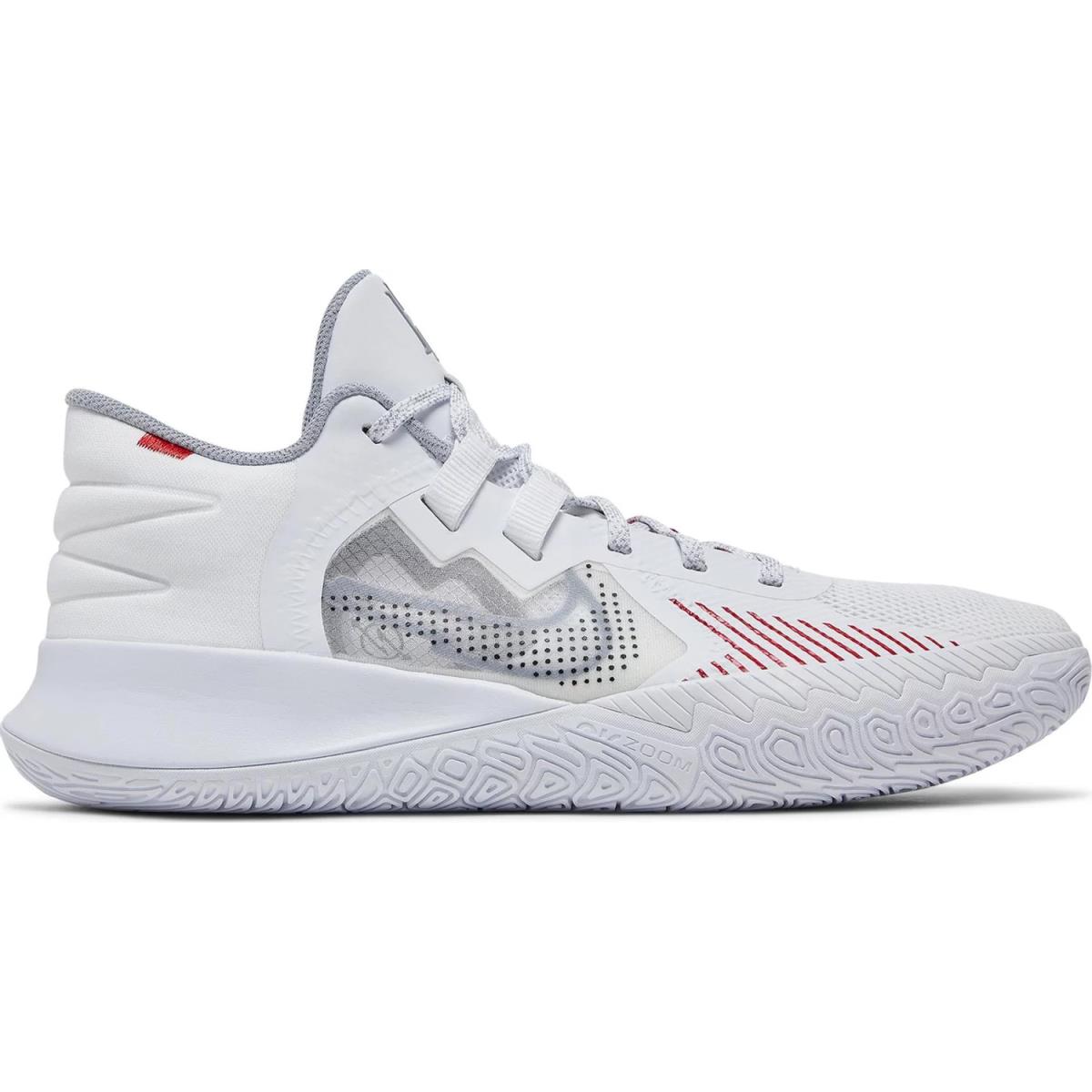 Nike Kyrie Flytrap V White University Red Basketball CZ4100-100 Men`s 14 - White