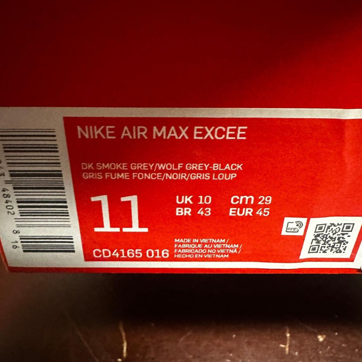 Nike shoes Air Max Excee - Gray, Black 3