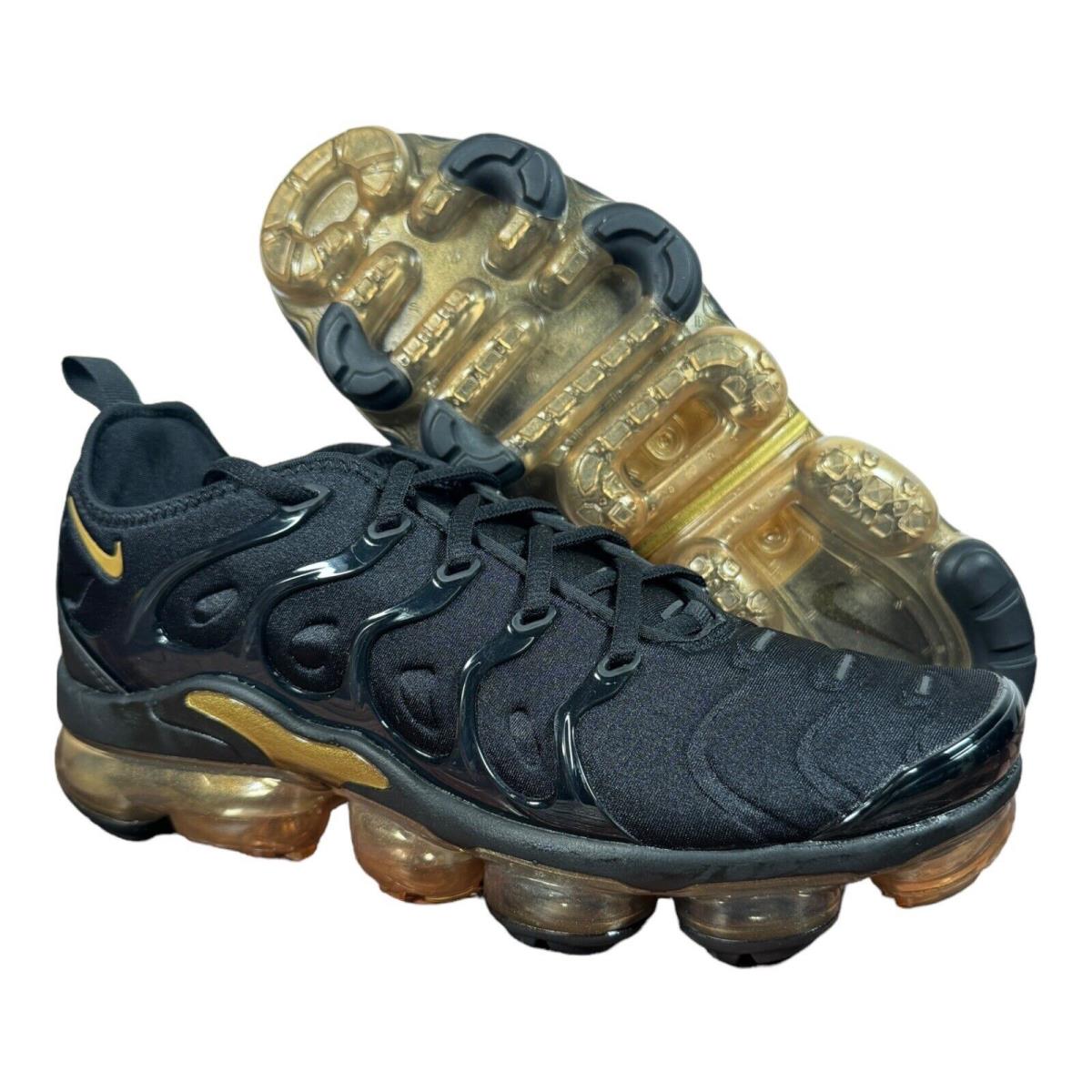 Size 9 - Nike Air Vapormax Plus Black Gold - CW7299-001 - Black