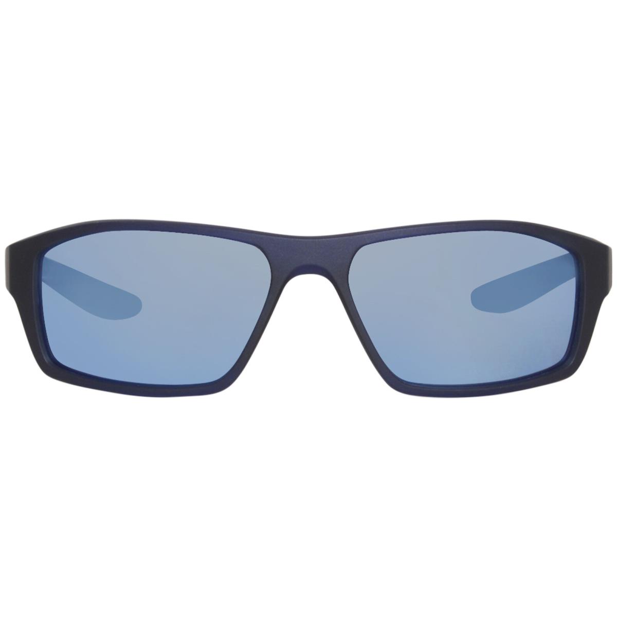 Nike Brazen Shadow-m FJ1987 451 Sunglasses Matte Dk Obsidian/frozen Blue Mirror - Frame: Black, Lens: Blue