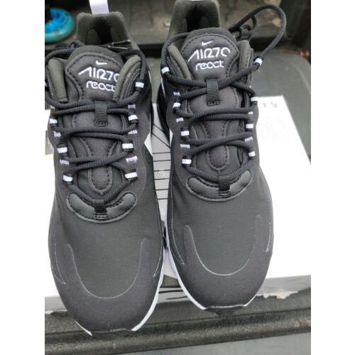 Nike Air Max 270 React Mens Shoes Sneakers Black White CI3866-004