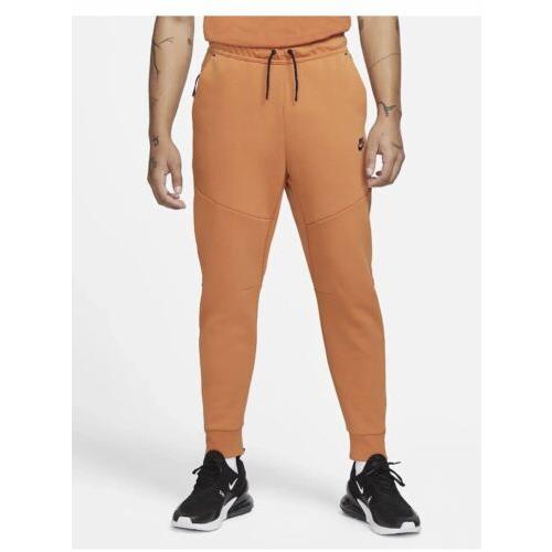 Nike Sportswear Tech Fleece Jogger Pants CU4495-808 Size XL Orange