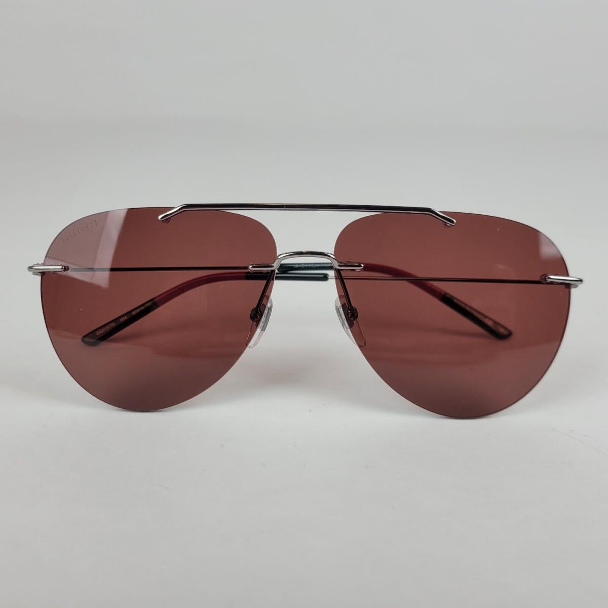 Gucci GG1457S Red Logo Lens Metal Sunglasses – Designer Daydream