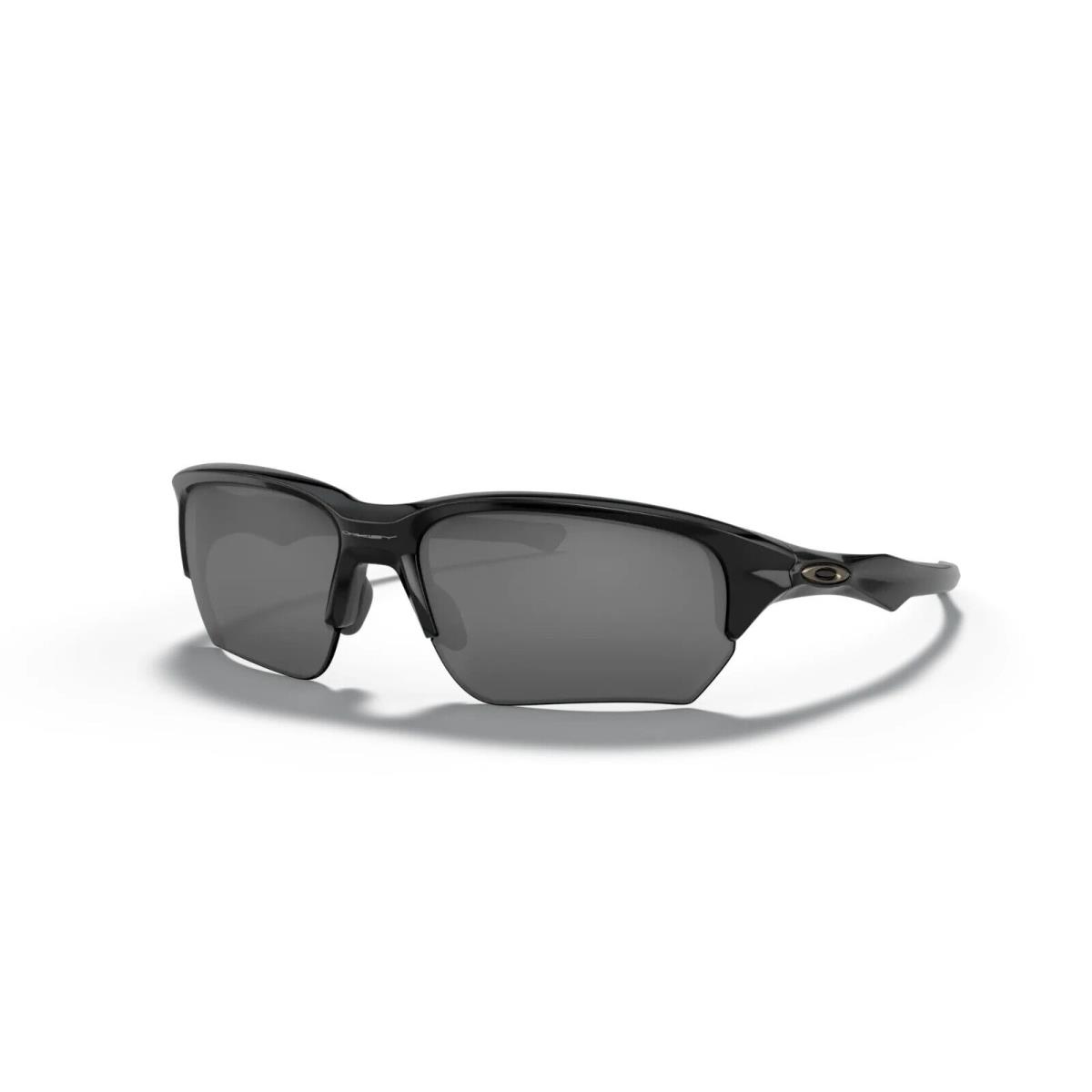 Oakley 9363-02 Mens Flak Beta Sunglasses Polished Black w/ Black Iridium - Polished Black Frame, Black Iridium Lens