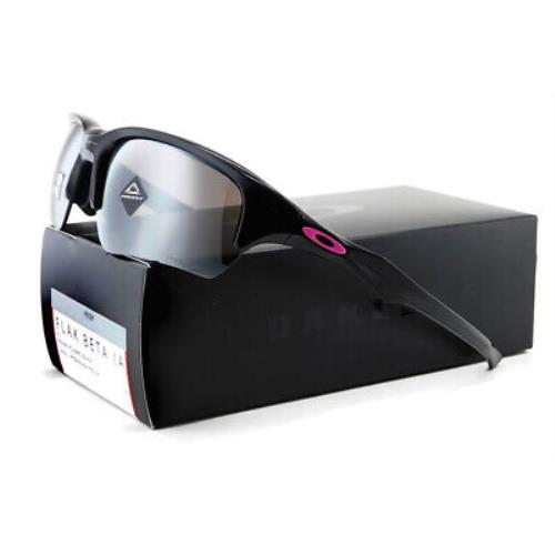 Oakley Flak Beta A Sunglasses Polished Black / Prizm Black Iridium Lens - Frame: Polished Black, Lens: Prizm Black Iridium