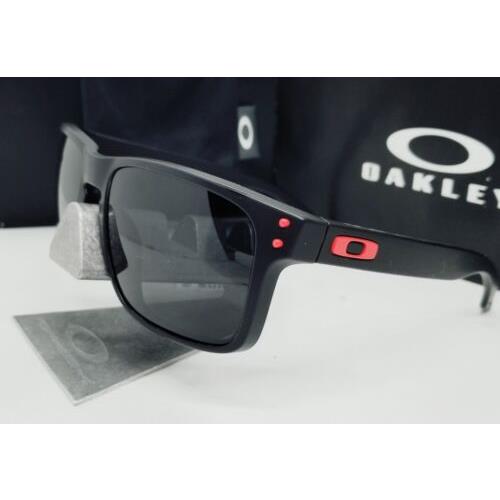 Custom Oakley Matte Black Holbrook + Aftermarket Black Polarized Sunglasses