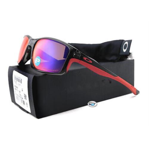 Oakley Chainlink Polarized Sunglasses Grey Smoke / +red Iridium Polar Lens