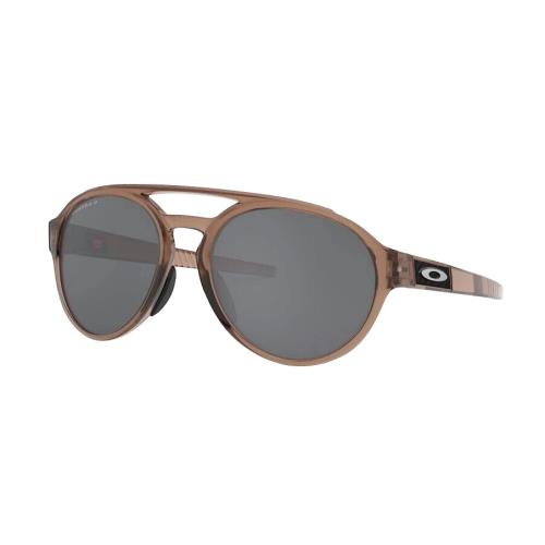 Oakley Forager Polarized Sunglasses Matte Brown Smoke / Prizm Black Polar Lens