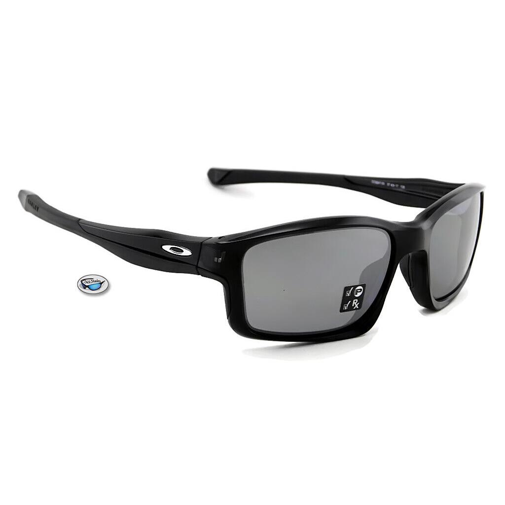 Oakley Chainlink Polarized Sunglasses Black / Black Iridium Polar Lens - Frame: Black, Lens: Black Iridium Polarized