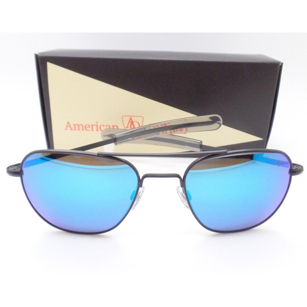 American Optical Original Pilot AO American Optical Pilot Black Blue Lens Option Sunglasses