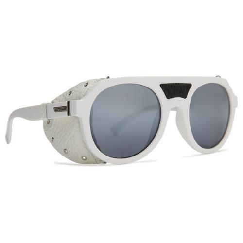 Vonzipper Psychwig Sunglasses White Satin Silver Chrome Gradient