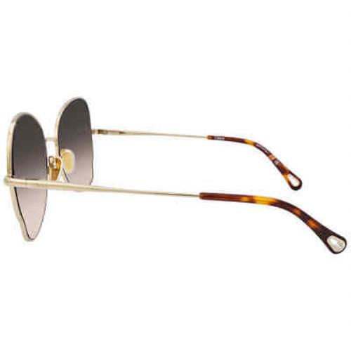 Chloé sunglasses  - Gold Frame, Brown Lens 1