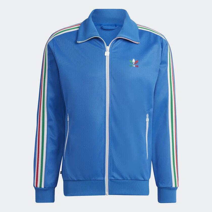 Adidas Originals Men`s Beckenbauer Track Suit Jacket Pant | 692740504278 - Adidas clothing - Royal / White / Red / Green | SporTipTop