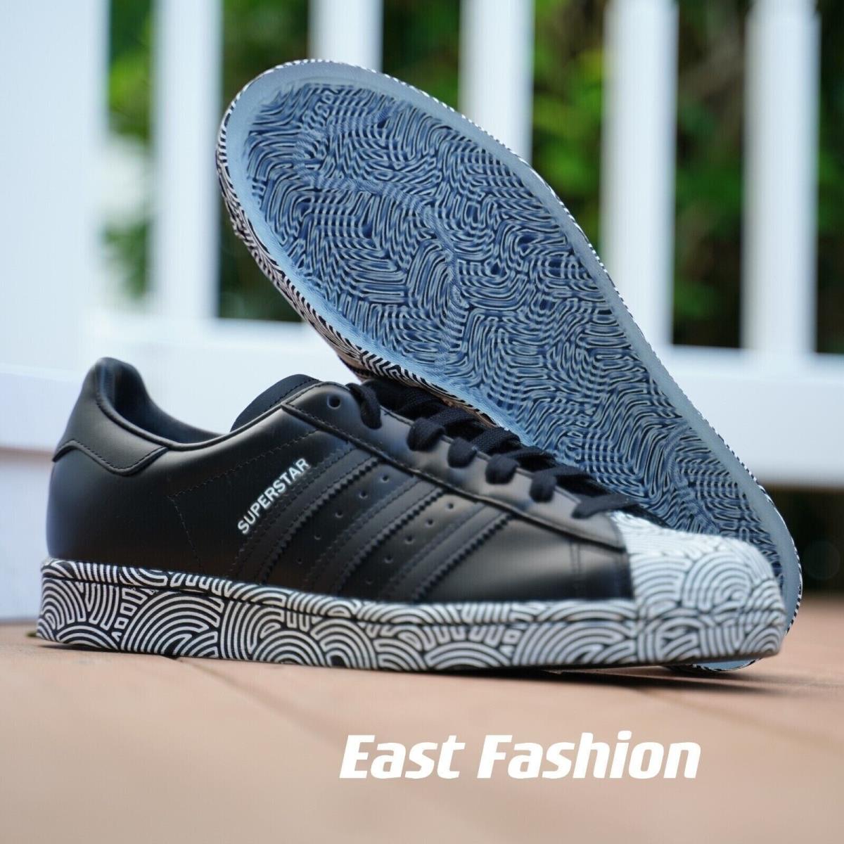 Adidas shoes Superstar - BLACK/WHITE 4