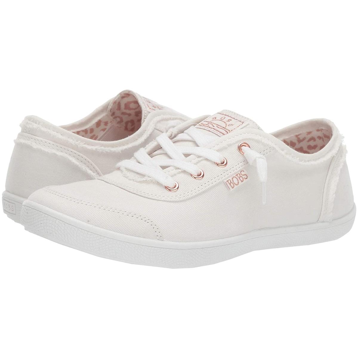Woman`s Sneakers Athletic Shoes Bobs From Skechers Bobs B Cute White