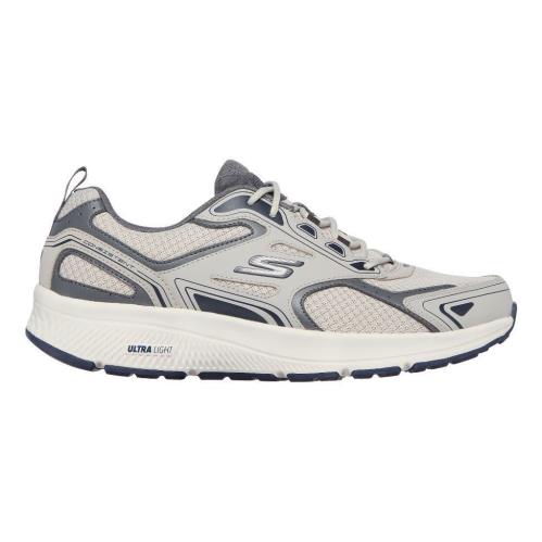 Skechers Go Run Consistent Grey Navy Running Shoes Men`s Sizes 8-13