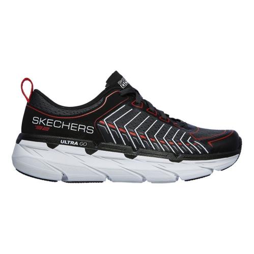 Skechers Max Cushioning Endeavor Black White Red Running Shoes Men`s Sizes 8-13