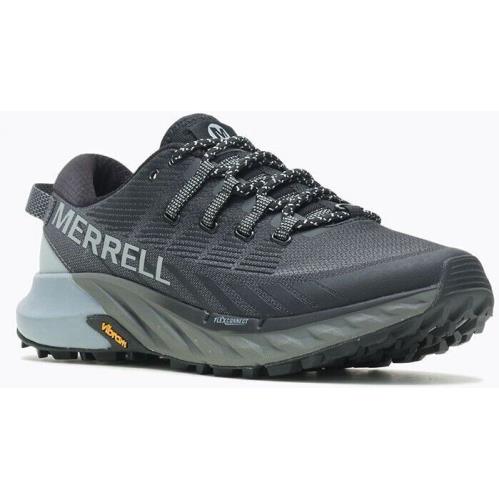 Mens Merrell Agility Peak 4 Black Mesh Sneaker Shoes