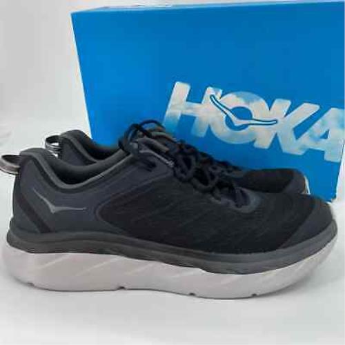 Hoka One One Men`s Akasa Athletic Sneakers Running Shoes Black Size 11