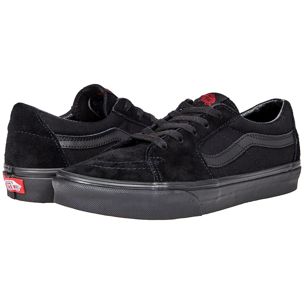 Unisex Sneakers Athletic Shoes Vans SK8-Low Black/Black