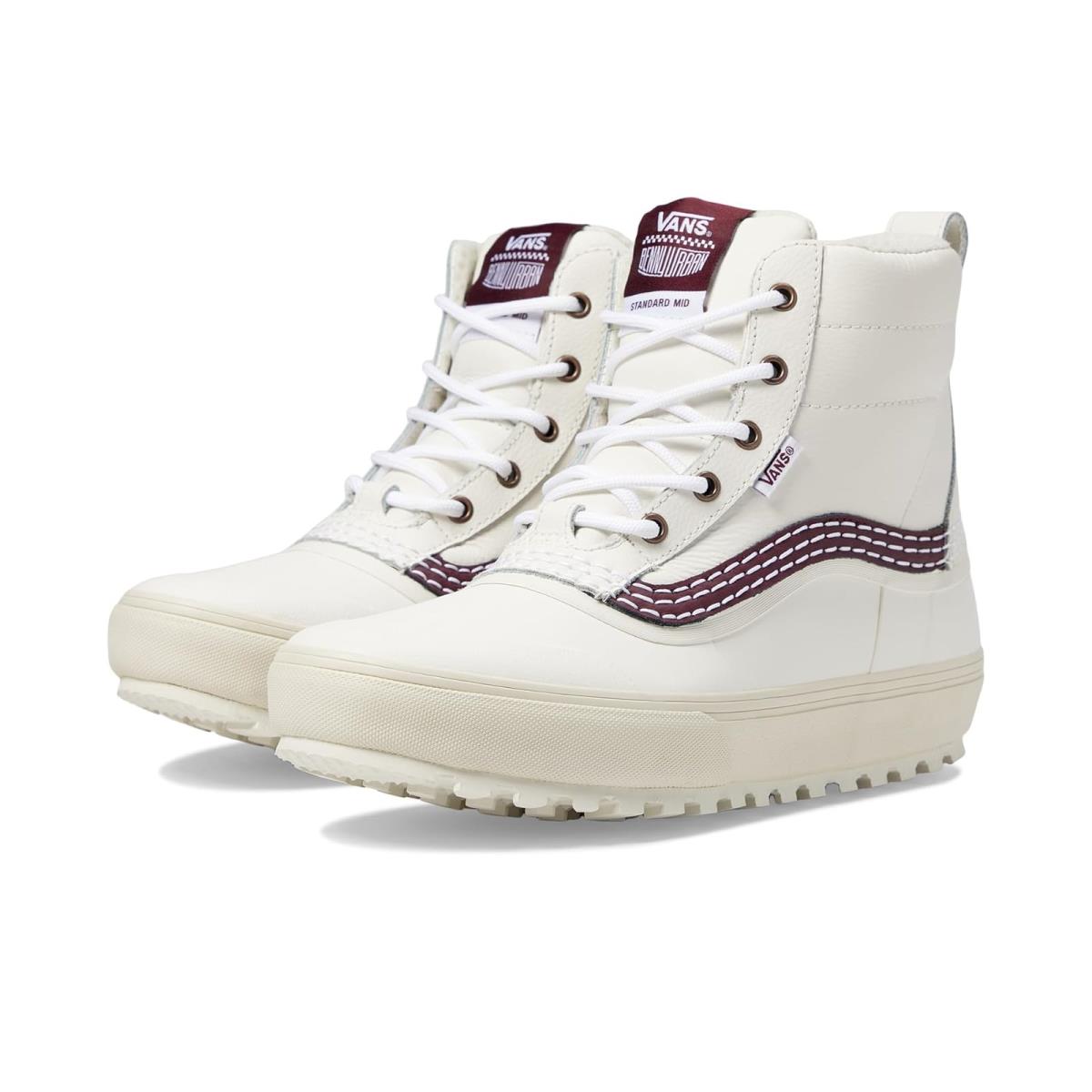 Unisex Boots Vans Standard Mid Mte Benny Urban Marshmallow/Burgundy