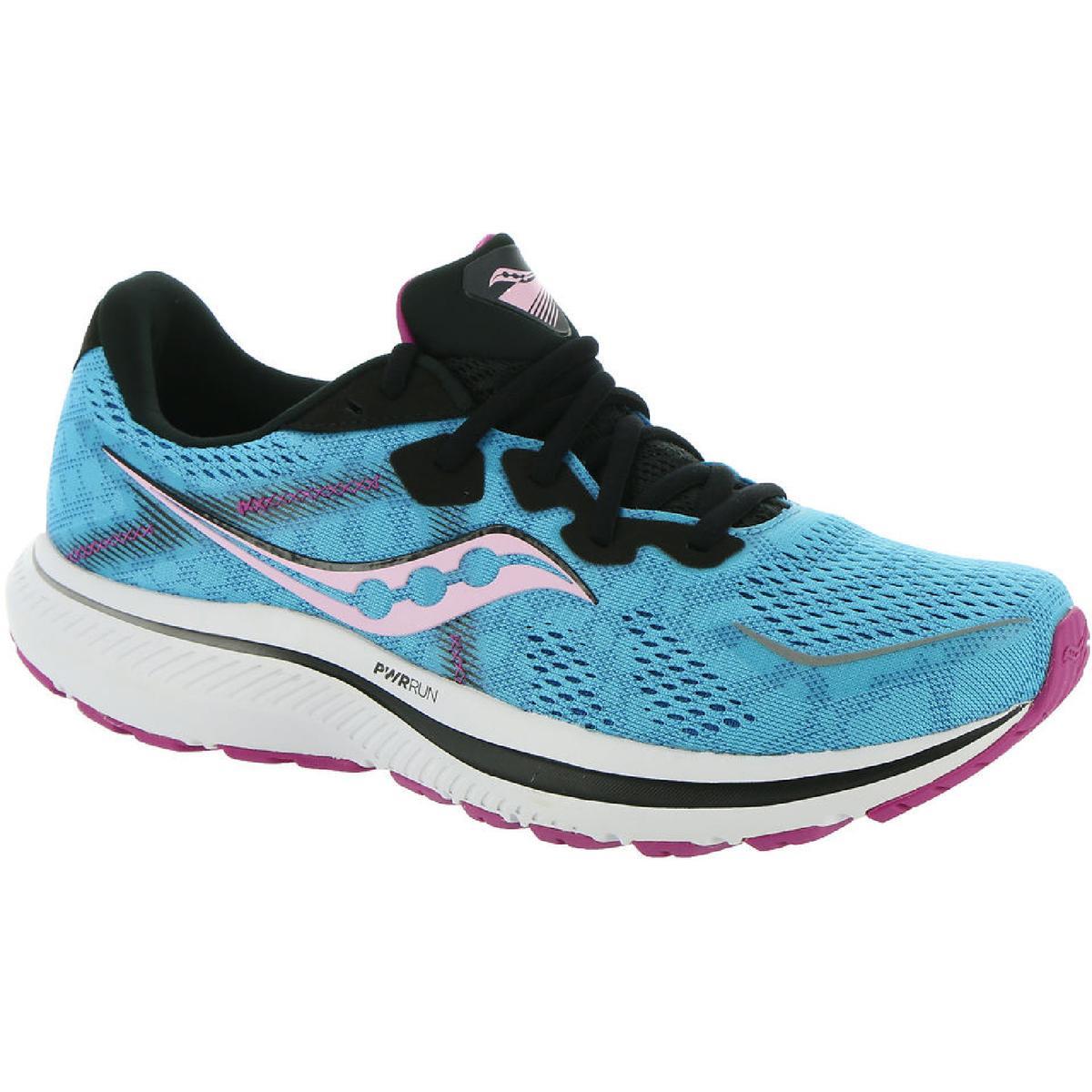 Saucony Womens Omni 20 Fitness Lace Up Gym Running Shoes Sneakers Bhfo 9445 Blue Blaze/Razzle