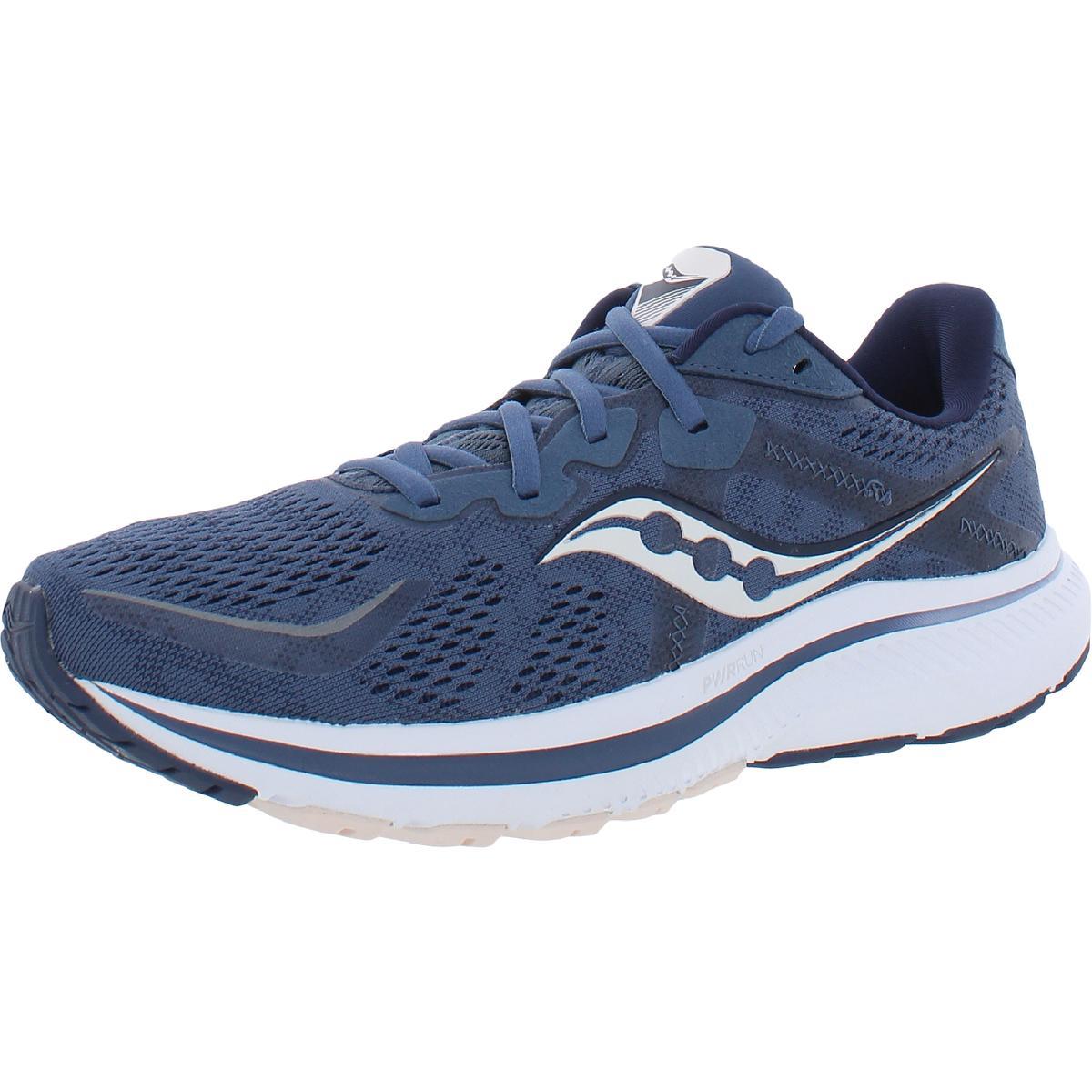 Saucony Womens Omni 20 Fitness Lace Up Gym Running Shoes Sneakers Bhfo 9445 Indigo/Blush