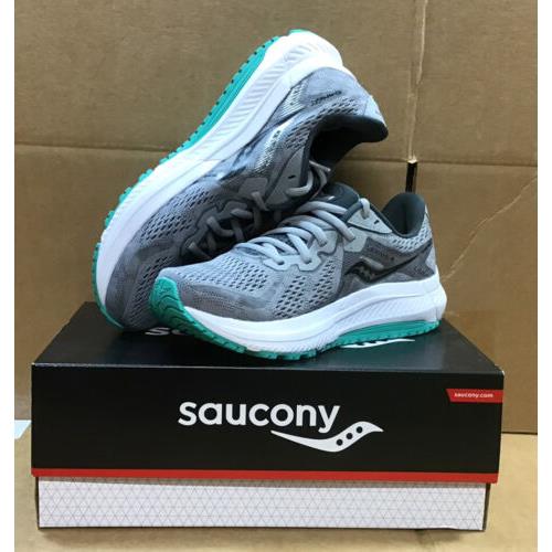 Saucony Women`s Omni 20 Alloy/jade Running Shoes