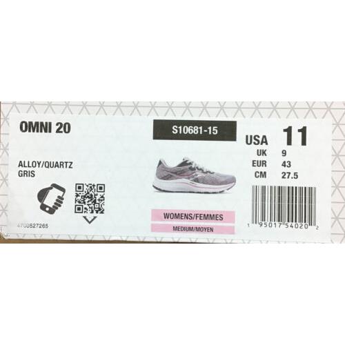 Saucony shoes Omni - Silver 5