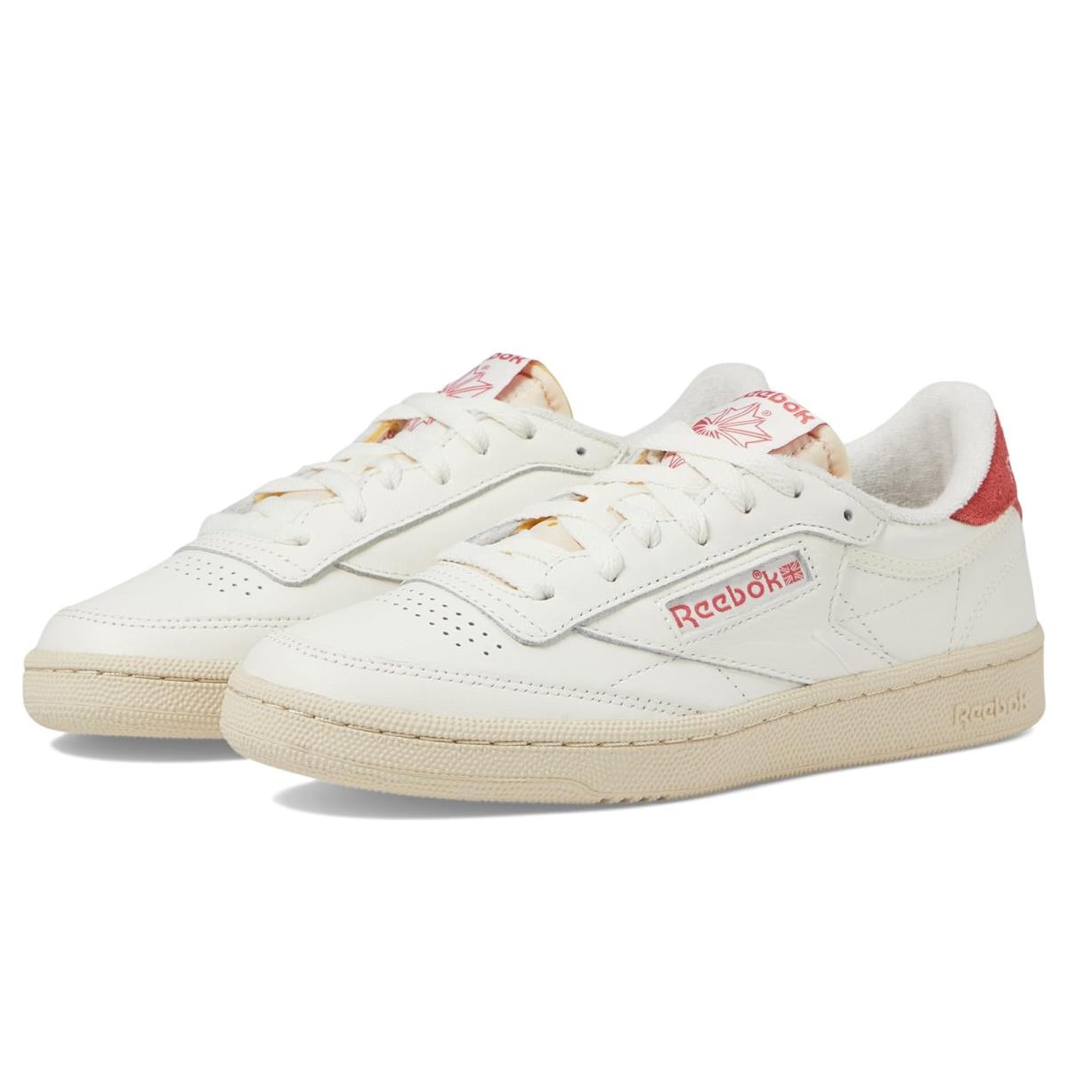 Woman`s Sneakers Athletic Shoes Reebok Lifestyle Club C 85 Chalk/Paper White/Astro Dust