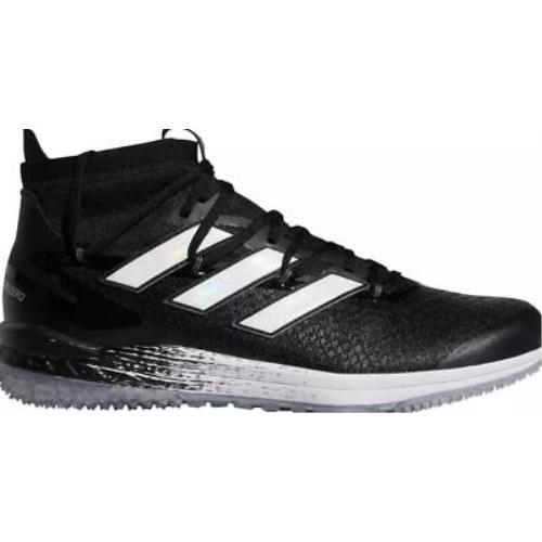 Adidas Men`s Black Adizero Afterburner 8 Nwv Turf Baseball Shoes 9