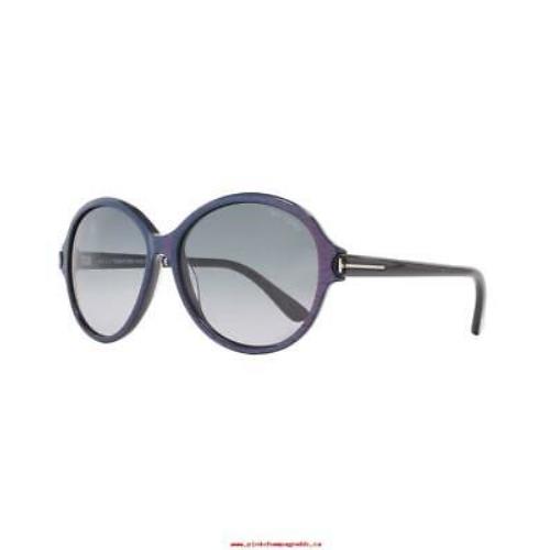 Tom Ford Milena Sunglasses Purple Frame Gradient Lens FT0343 83F 59-15 140