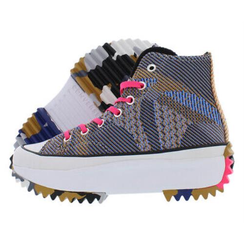 Converse Run Star Hike Platform Knit Print Unisex Shoes