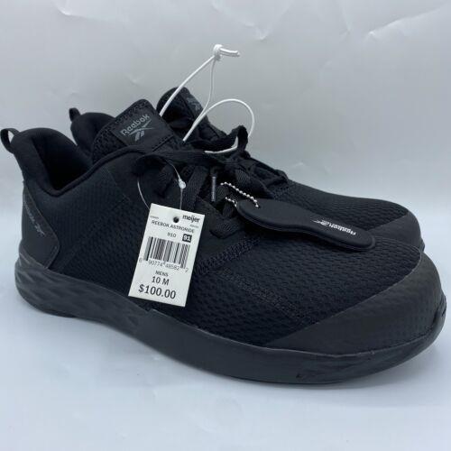 Reebok Mens Astroride Black Safety Shoes Size 10 Composite Toe