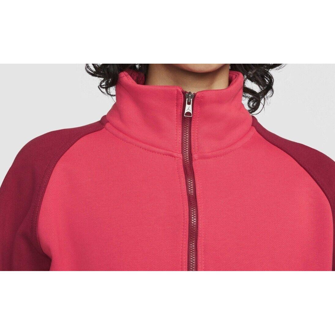 Nike Jordan 23 Engineered Women's 1/2 Zip Fleece Top Red Size Large deals DM5292-648