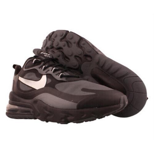 Nike Air Max 270 React Wtr Mens Shoes Size 10.5 Color: Black/metallic Silver