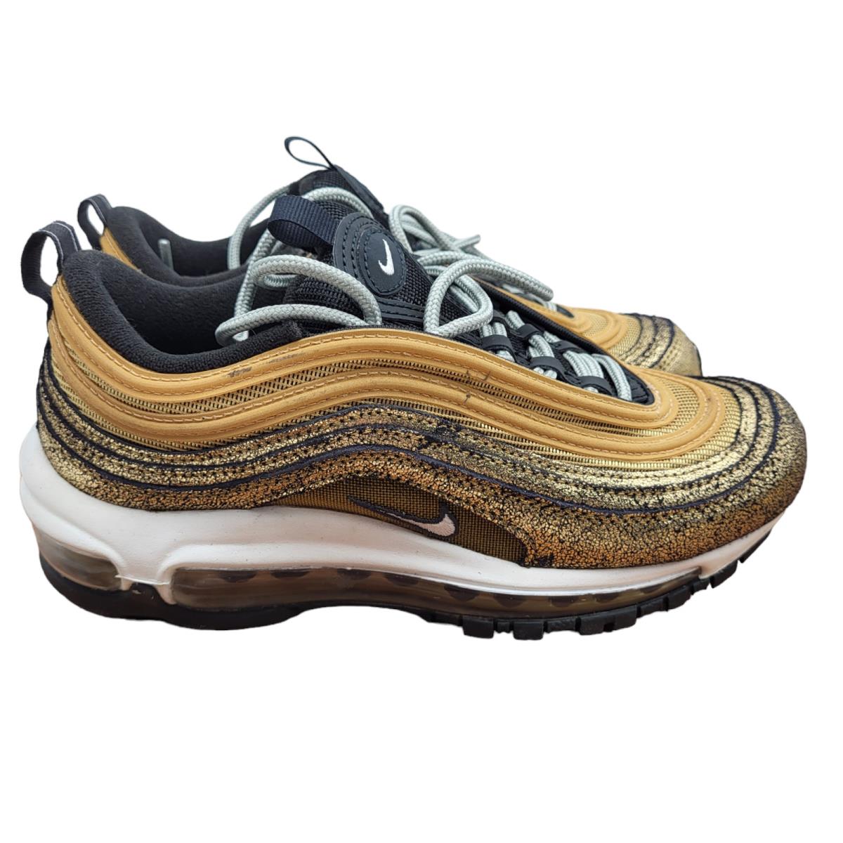 Nike Air Max 97 Sneakers Womens 5.5 Golden Gals Metallic Shoes DO5881-700 - Gold