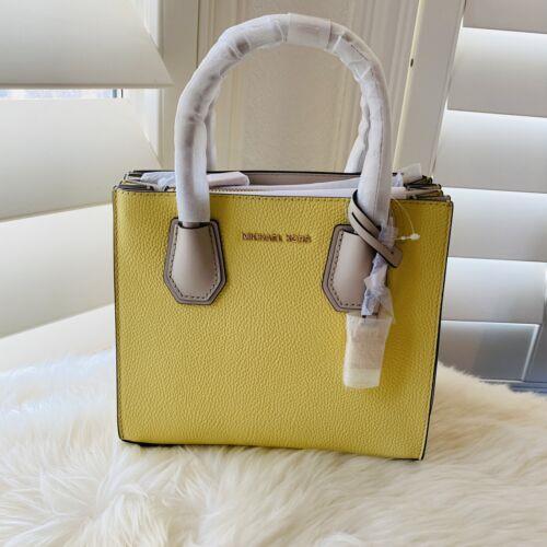 Michael Kors Mercer Medium in Buttercup Messenger Leather Crossbody Bag - Michael  Kors bag - 013420265072 | Fash Brands