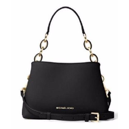 Michael Kors Small Portia Crossbody Shoulder Handle Bag Black $298+TAX