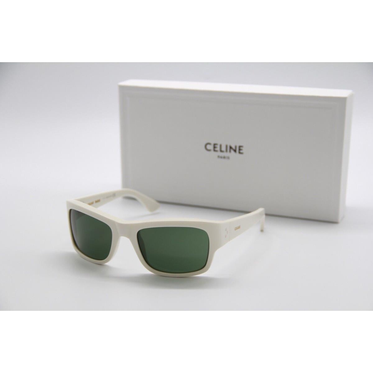 Celine CL40079I 25N White Green Unisex Celine Sunglasses CL 40079I