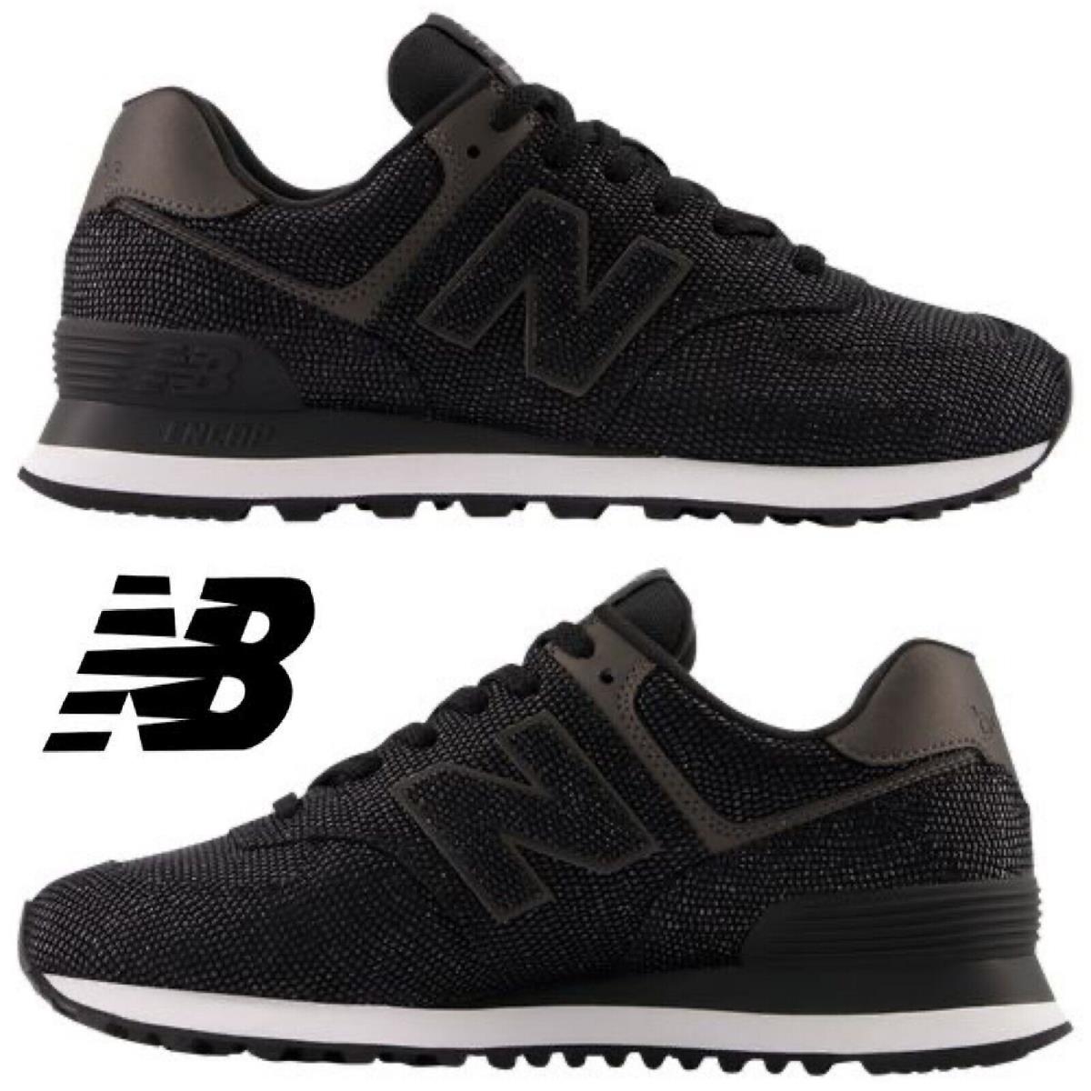 New Balance 574 Women`s Sneakers Casual Shoes Classic Running Sport Black
