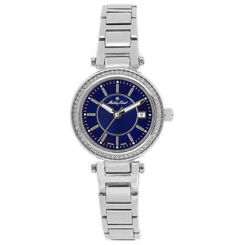 Mathey Tissot Women`s Classic Blue Dial Watch - D610ABU