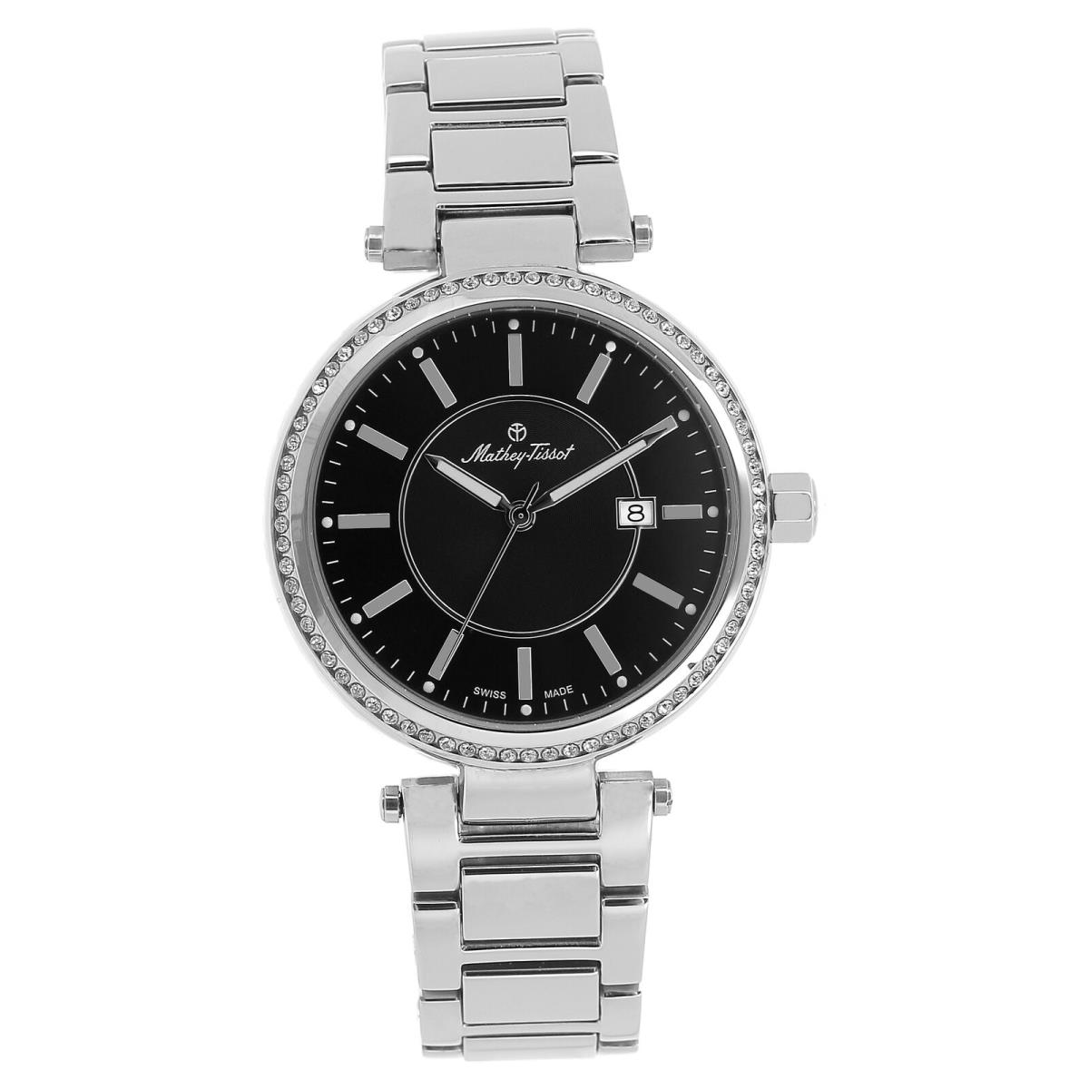 Mathey Tissot Women`s Classic Black Dial Watch - H610AN