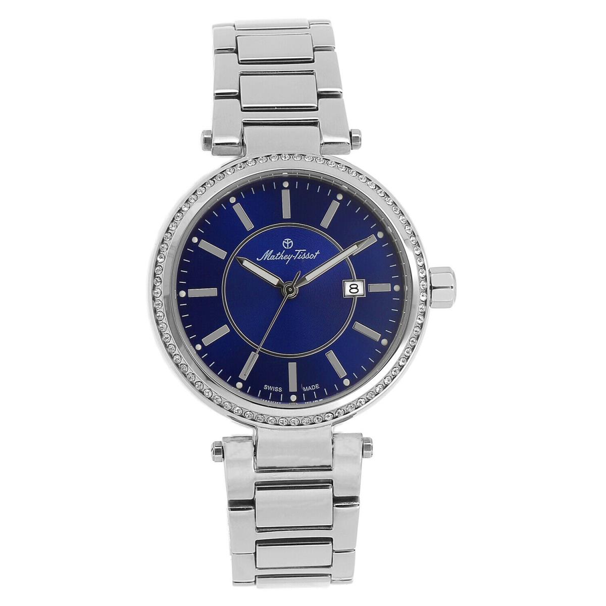 Mathey Tissot Women`s Classic Blue Dial Watch - H610ABU