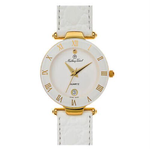 Mathey Tissot Women`s Classic White Dial Watch - K233F
