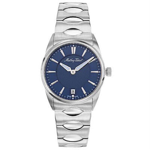 Mathey Tissot Women`s Classic Blue Dial Watch - D791ABU
