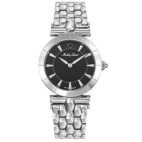 Mathey Tissot Women`s Classic Black Dial Watch - D106AN