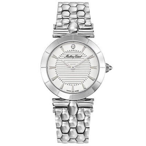 Mathey Tissot Women`s Classic Silver Dial Watch - D106AI