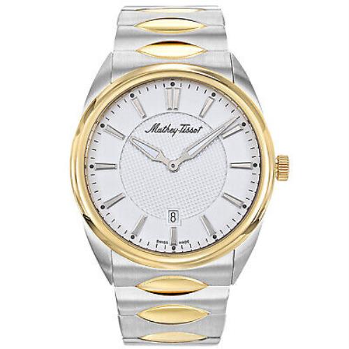 Mathey Tissot Men`s Classic White Dial Watch - H791BI